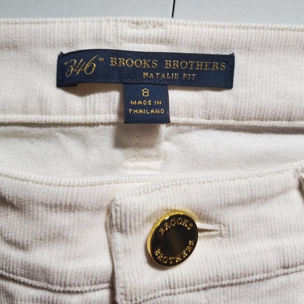 Brooks Brothers 346 fine wale corduroy stretch pants sz 8 Womens - Picture 3 of 16